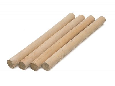 Шкант берёзовый д-25±1 мм длина 300 мм 1 сорт уп. 50 шт